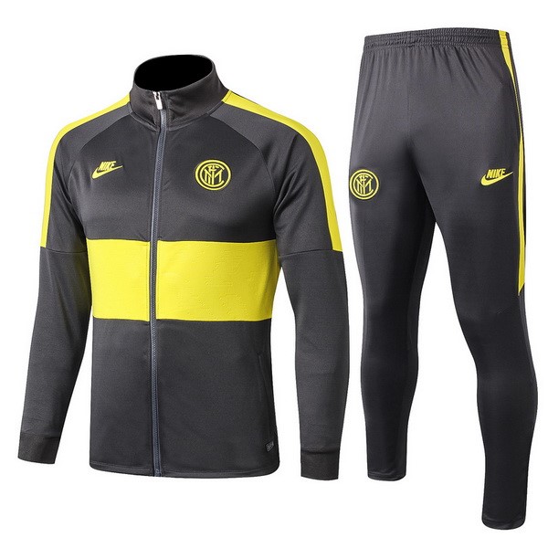 Survetement Inter Milan 2019-20 Gris Jaune